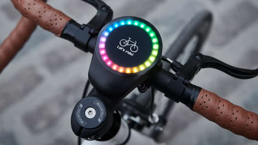 The Tail it bicycle GPS for bike hidden in the handlebar.